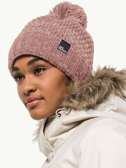 Naisten hattu Jack Wolfskin Highloft Knit Afterglow hinta ja tiedot | Naisten päähineet | hobbyhall.fi