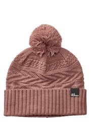 Naisten hattu Jack Wolfskin Lorelei Beanie Afterglow hinta ja tiedot | Naisten päähineet | hobbyhall.fi