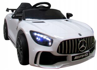 Sähköauto Mercedes GTR-S, valkoinen hinta ja tiedot | Lasten sähköautot | hobbyhall.fi