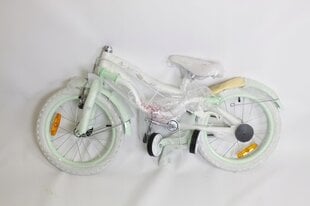 Lasten pyörä Fluxar 16", valkoinen hinta ja tiedot | Potkupyörät | hobbyhall.fi