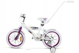Lasten pyörä SIrox Montra Style 16", valkoinen hinta ja tiedot | Potkupyörät | hobbyhall.fi