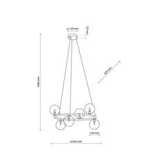 TK Lighting riippuvalaisin Anabelle 6843 hinta ja tiedot | Riippuvalaisimet | hobbyhall.fi