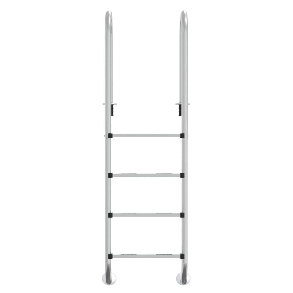 vidaXL Uima-allastikkaat 54x38x184,5 cm 304 ruostumaton teräs hinta ja tiedot | Uima-allastarvikkeet | hobbyhall.fi