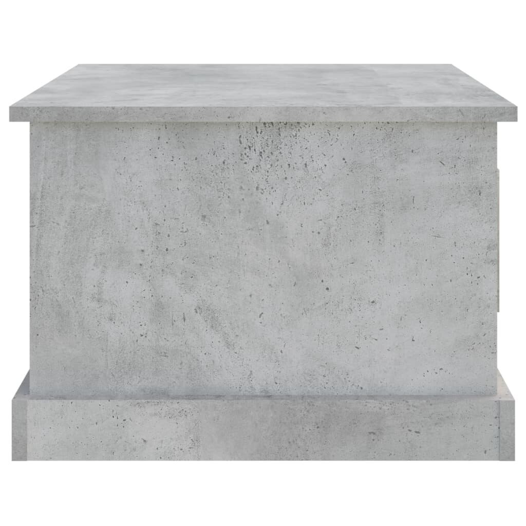 vidaXL Sohvapöytä betoninharmaa 50x50x35 cm tekninen puu hinta ja tiedot | Sohvapöydät | hobbyhall.fi