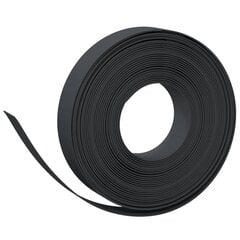 vidaXL Puutarhareunus 3 kpl musta 10 m 10 cm polyeteeni hinta ja tiedot | Aidat ja tarvikkeet | hobbyhall.fi