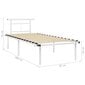 vidaXL Sängynrunko valkoinen metalli 90x200 cm hinta ja tiedot | Sängyt | hobbyhall.fi