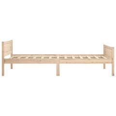 vidaXL Sängynrunko täysi mänty 100x200 cm hinta ja tiedot | Sängyt | hobbyhall.fi