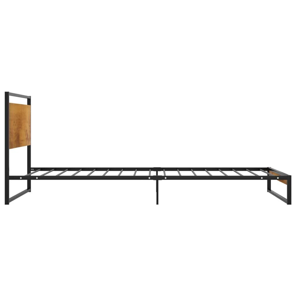 vidaXL Sängynrunko metalli 90x200 cm hinta ja tiedot | Sängyt | hobbyhall.fi