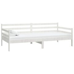 vidaXL Päivävuode valkoinen täysi mänty 90x200 cm hinta ja tiedot | Sängyt | hobbyhall.fi