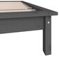 vidaXL Sängynrunko harmaa 90x200 cm täysi mänty hinta ja tiedot | Sängyt | hobbyhall.fi