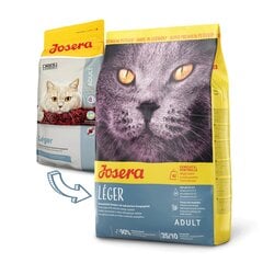 Josera ylipainoisille kissoille Leger, 10 kg hinta ja tiedot | Kissan kuivaruoka | hobbyhall.fi