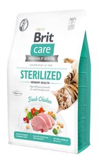 Brit Care Cat Grain-Free Sterilized Urinary Health täysravinto kissoille 2kg hinta ja tiedot | Kissan kuivaruoka | hobbyhall.fi