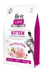 Brit Care Cat Grain-Free Kitten Healthy Growth täysravinto kissanpentuille 2kg hinta ja tiedot | Kissan kuivaruoka | hobbyhall.fi