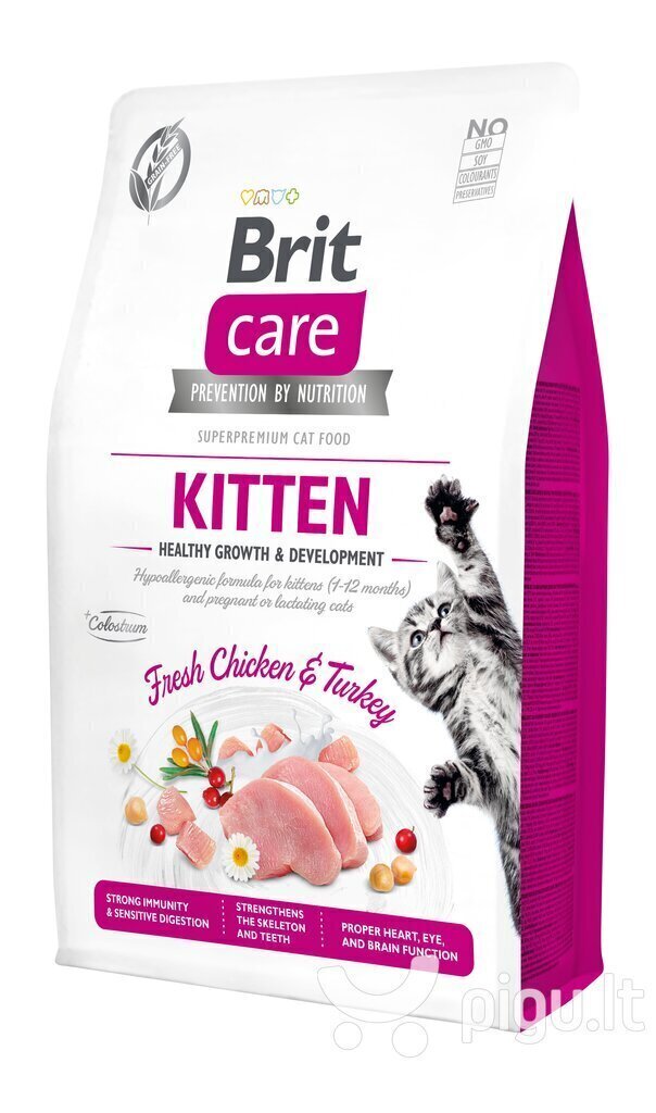 Viljaton ruoka kissoille Brit Care, 2 kg hinta 
