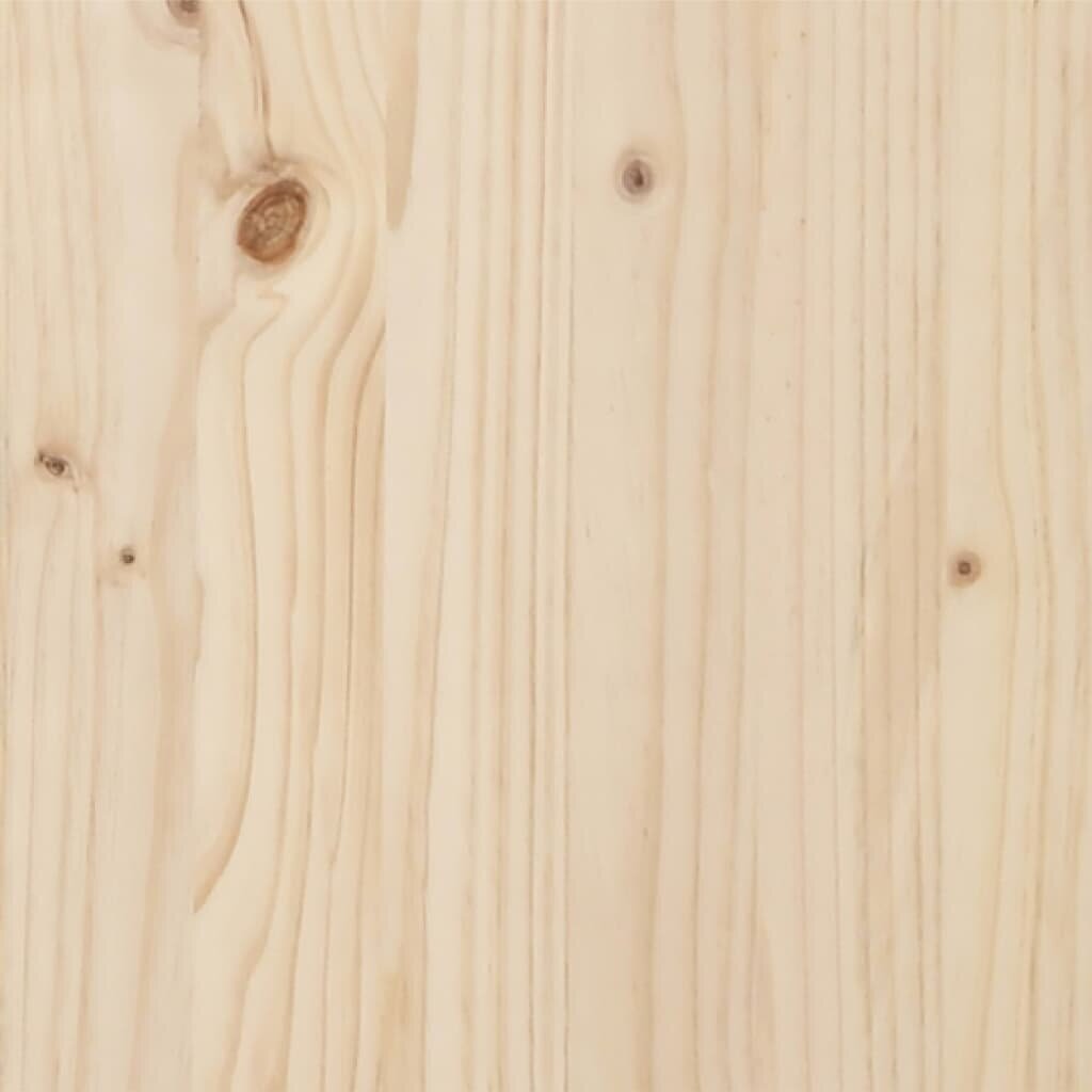 vidaXL Sängynrunko täysi puu 75x190 cm 2FT6 Small Single hinta ja tiedot | Sängyt | hobbyhall.fi