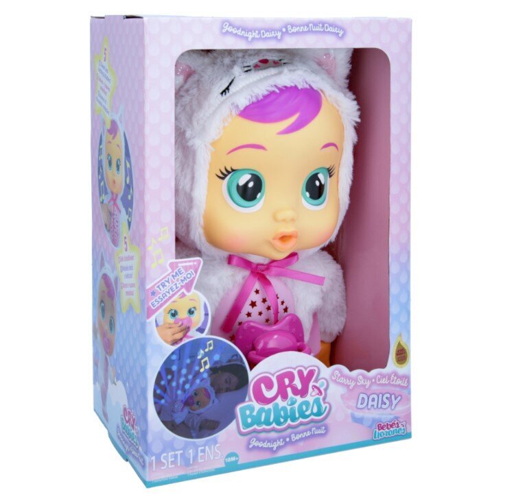 TMT Cry Babies Goodnight Starry Sky Daisy 84711 hinta ja tiedot | Pehmolelut | hobbyhall.fi