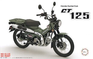 Liimattava pienoismalli Fujimi B-NX-No5 Honda CT125 (Hunter Cub/Pearl Organic Green) 142111 1/12 hinta ja tiedot | Koottavat pienoismallit | hobbyhall.fi