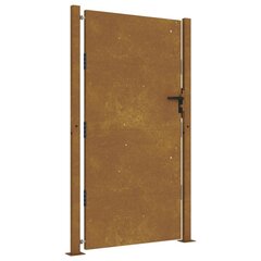 vidaXL Puutarhaportti 105x180 cm corten teräs hinta ja tiedot | Aidat ja tarvikkeet | hobbyhall.fi