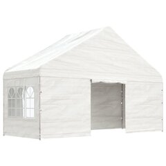 vidaXL Huvimaja katolla valkoinen 5,88x2,23x3,75 m polyeteeni hinta ja tiedot | Puutarhapaviljongit | hobbyhall.fi