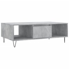 vidaXL Sohvapöytä betoninharmaa 104x60x35 cm tekninen puu hinta ja tiedot | Sohvapöydät | hobbyhall.fi
