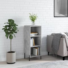 vidaXL Senkki betoninharmaa 34,5x32,5x90 cm tekninen puu hinta ja tiedot | Olohuoneen kaapit ja lipastot | hobbyhall.fi