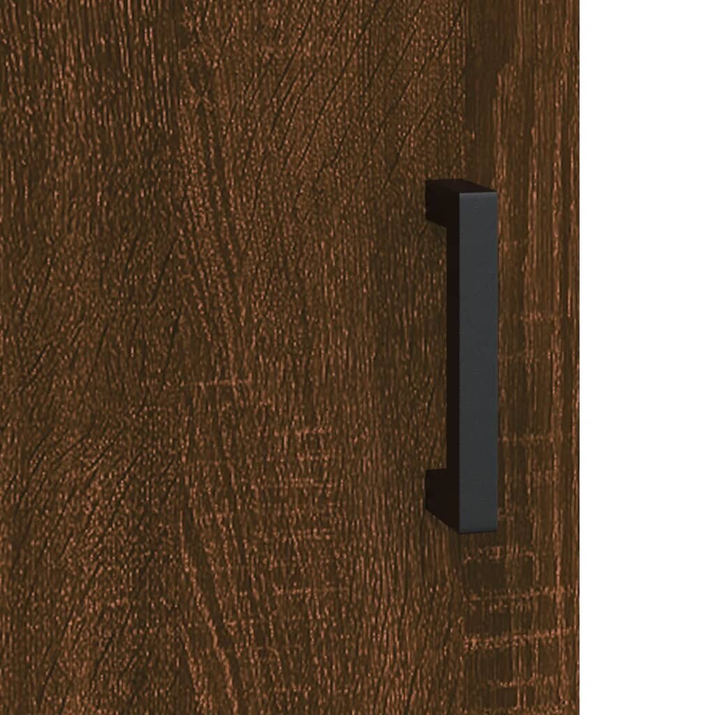 vidaXL Yöpöytä ruskea tammi 40x40x50 cm tekninen puu hinta ja tiedot | Yöpöydät | hobbyhall.fi