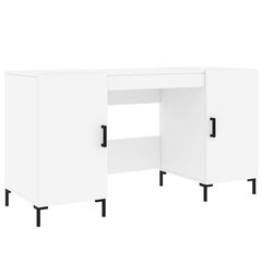 vidaXL Työpöytä valkoinen 140x50x75 cm tekninen puu hinta ja tiedot | Tietokonepöydät ja työpöydät | hobbyhall.fi
