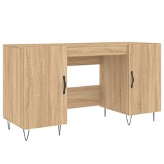 vidaXL Työpöytä Sonoma-tammi 140x50x75 cm tekninen puu hinta ja tiedot | Tietokonepöydät ja työpöydät | hobbyhall.fi