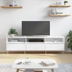 vidaXL TV-taso valkoinen 150x30x44,5 cm tekninen puu hinta ja tiedot | TV-tasot | hobbyhall.fi