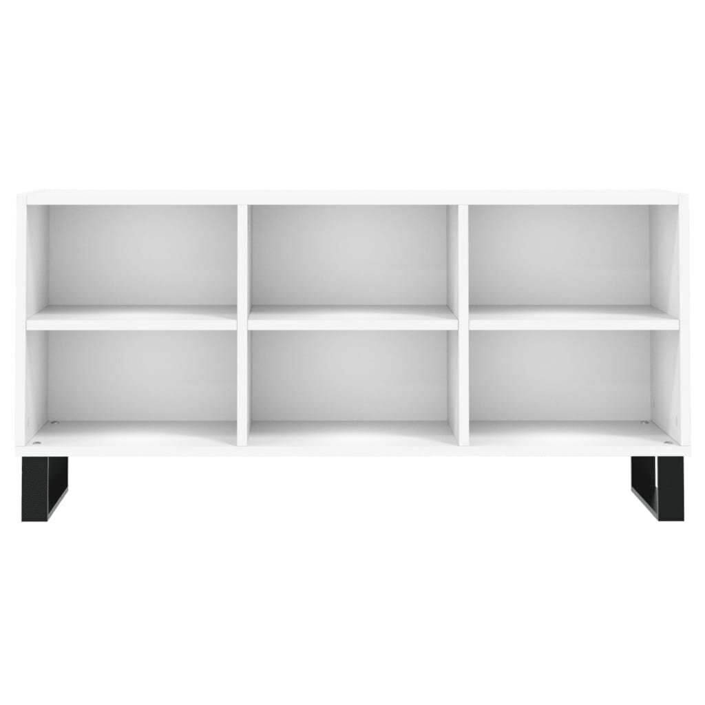 vidaXL TV-taso valkoinen 103,5x30x50 cm tekninen puu hinta ja tiedot | TV-tasot | hobbyhall.fi