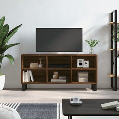 vidaXL TV-taso ruskea tammi 103,5x30x50 cm tekninen puu hinta ja tiedot | TV-tasot | hobbyhall.fi