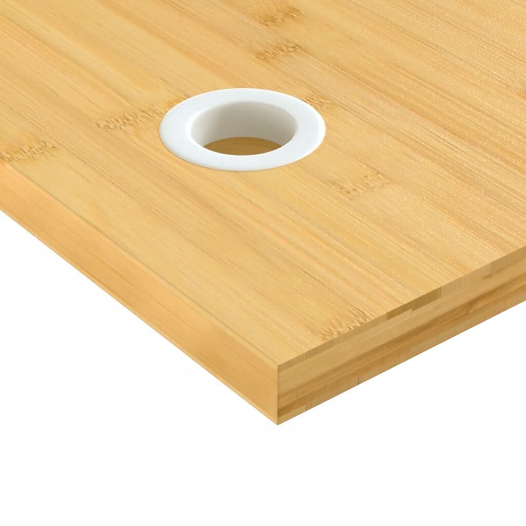 vidaXL Pöytälevy 110x60x2,5 cm bambu hinta ja tiedot | Pöytälevyt | hobbyhall.fi