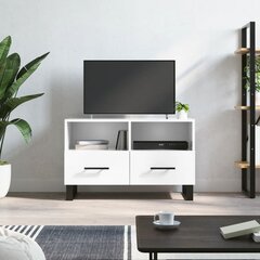 vidaXL TV-taso korkeakiilto valkoinen 80x36x50 cm tekninen puu hinta ja tiedot | TV-tasot | hobbyhall.fi