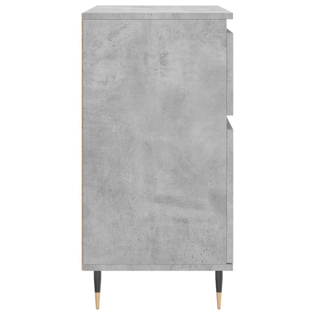 vidaXL Senkki betoninharmaa 60x35x70 cm tekninen puu hinta ja tiedot | Olohuoneen kaapit ja lipastot | hobbyhall.fi