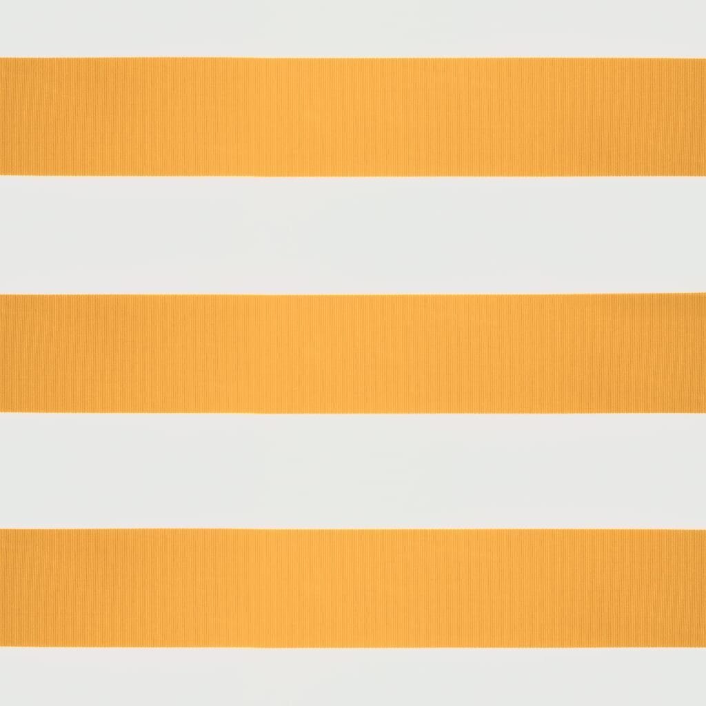 vidaXL Sisäänkelattava markiisi keltavalk. 3,5x2,5 m kangas/alumiini hinta ja tiedot | Aurinkovarjot ja markiisit | hobbyhall.fi