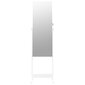 vidaXL Peilikorukaappi jaloilla valkoinen 42x38x152 cm hinta ja tiedot | Peilit | hobbyhall.fi
