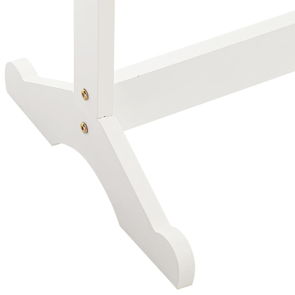 vidaXL Peilikorukaappi jaloilla valkoinen 42x38x152 cm hinta ja tiedot | Peilit | hobbyhall.fi