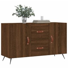 vidaXL Senkki ruskea tammi 100x36x60 cm tekninen puu hinta ja tiedot | Olohuoneen kaapit ja lipastot | hobbyhall.fi