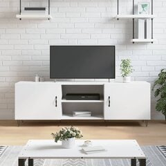 vidaXL TV-taso valkoinen 150x30x50 cm tekninen puu hinta ja tiedot | TV-tasot | hobbyhall.fi