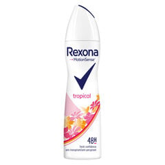 Deodoranttisuihke Rexona Tropical, 150 ml hinta ja tiedot | Rexona Hajuvedet ja kosmetiikka | hobbyhall.fi