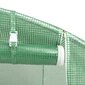 vidaXL Kasvihuone teräsrungolla vihreä 44 m² 22x2x2 m hinta ja tiedot | Kasvihuoneet | hobbyhall.fi
