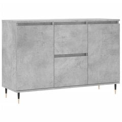 vidaXL Senkki betoninharmaa 104x35x70 cm tekninen puu hinta ja tiedot | Olohuoneen kaapit ja lipastot | hobbyhall.fi