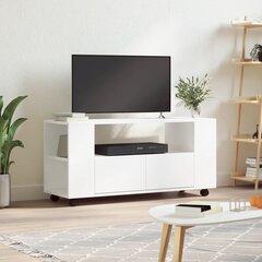 vidaXL TV-taso valkoinen 102x34,5x43 cm tekninen puu hinta ja tiedot | TV-tasot | hobbyhall.fi