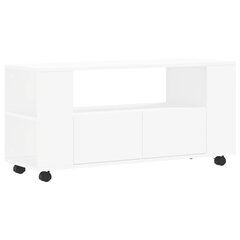 vidaXL TV-taso valkoinen 102x34,5x43 cm tekninen puu hinta ja tiedot | TV-tasot | hobbyhall.fi