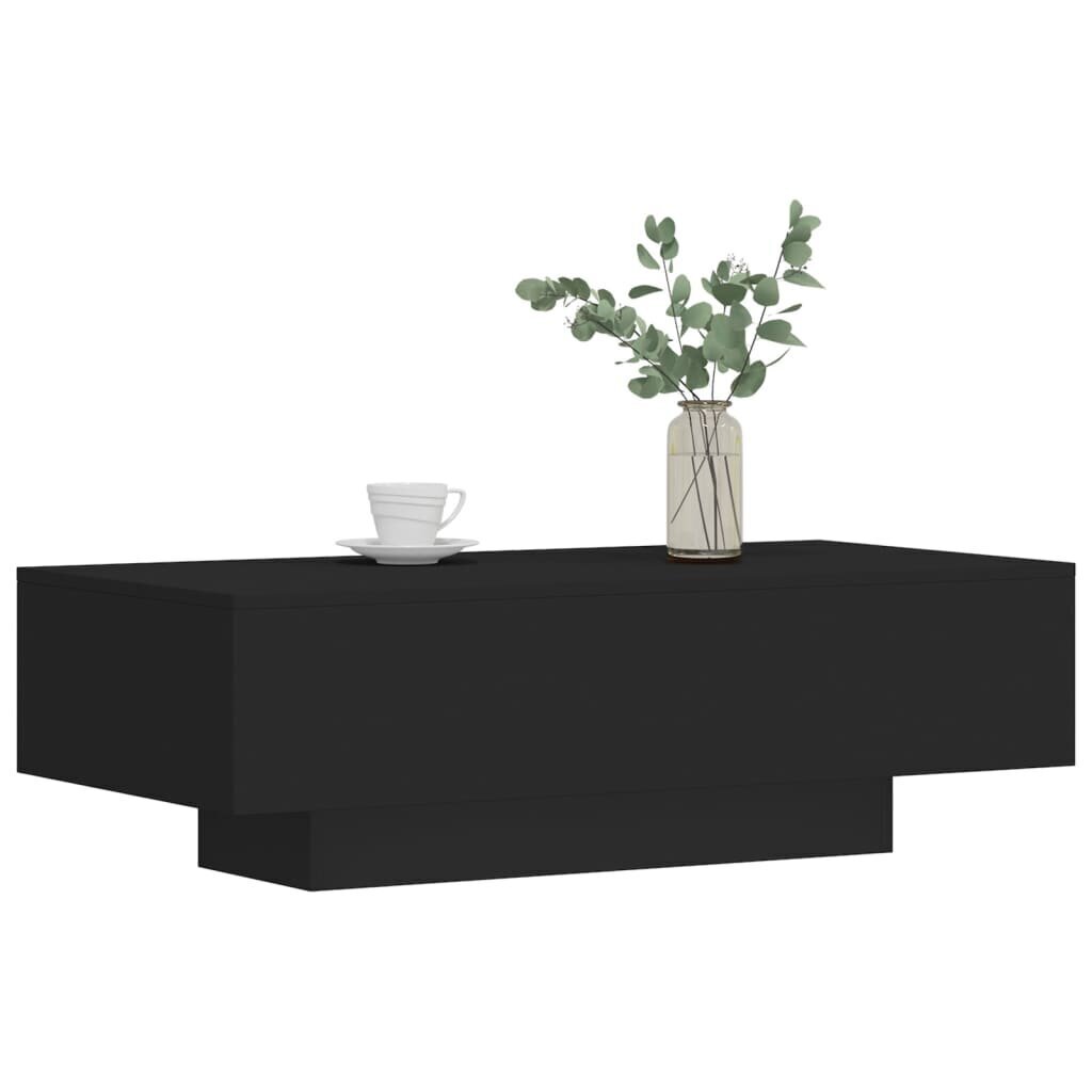 vidaXL Sohvapöytä musta 100x49,5x31 cm tekninen puu hinta ja tiedot | Sohvapöydät | hobbyhall.fi