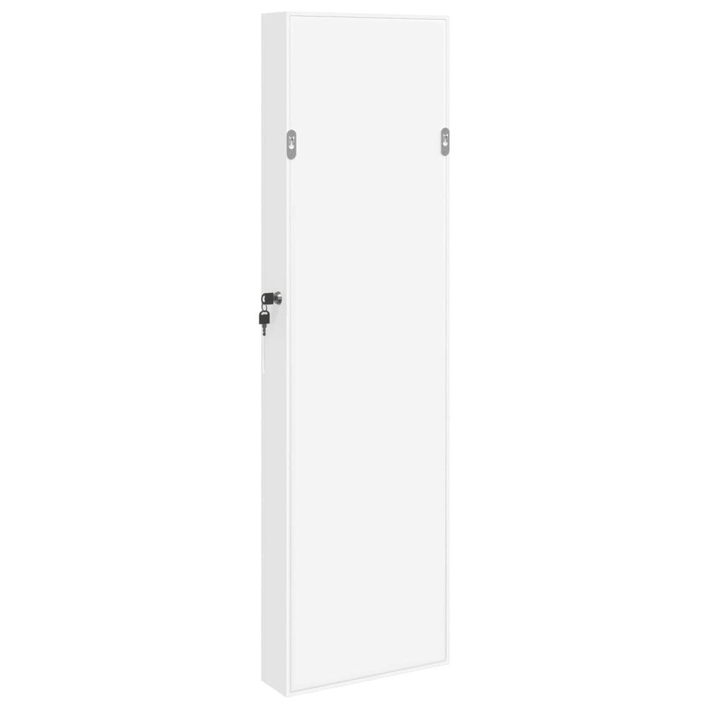 vidaXL Peilikorukaappi seinäkiinnitettävä valkoinen 30x8,5x106 cm hinta ja tiedot | Peilit | hobbyhall.fi