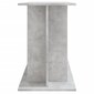 vidaXL Akvaarioteline betoninharmaa 120x40x60 cm tekninen puu hinta ja tiedot | Akvaariotarvikkeet | hobbyhall.fi