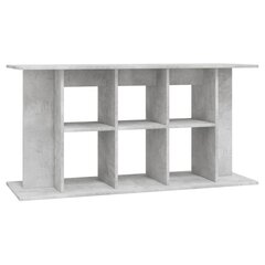 vidaXL Akvaarioteline betoninharmaa 120x40x60 cm tekninen puu hinta ja tiedot | Akvaariotarvikkeet | hobbyhall.fi