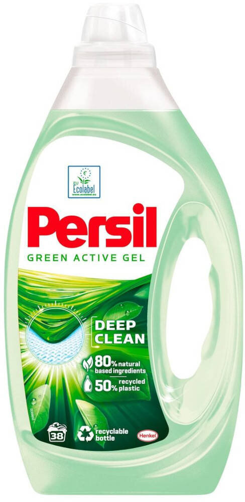 Pesugeeli Persil Green Active, 38 pesua, 1,9 l hinta ja tiedot | Pyykinpesuaineet | hobbyhall.fi