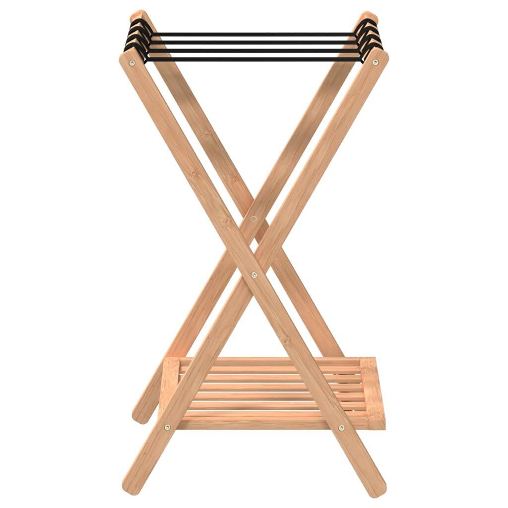 vidaXL Matkalaukkuteline 68x38x58 cm bambu hinta ja tiedot | Hyllyt | hobbyhall.fi